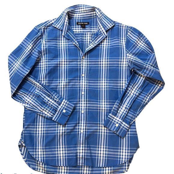 Michael Kors Other - Men’s Michael Kors Plaid Button Up Dress Shirt